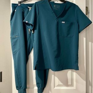 Figs Scrubs, Caribbean Blue